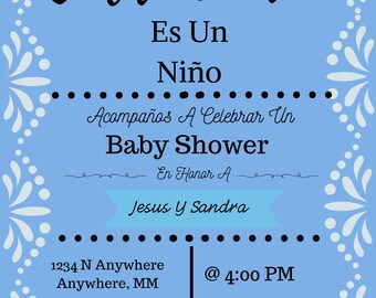 Cielito Lindo Baby Shower Invitation Template