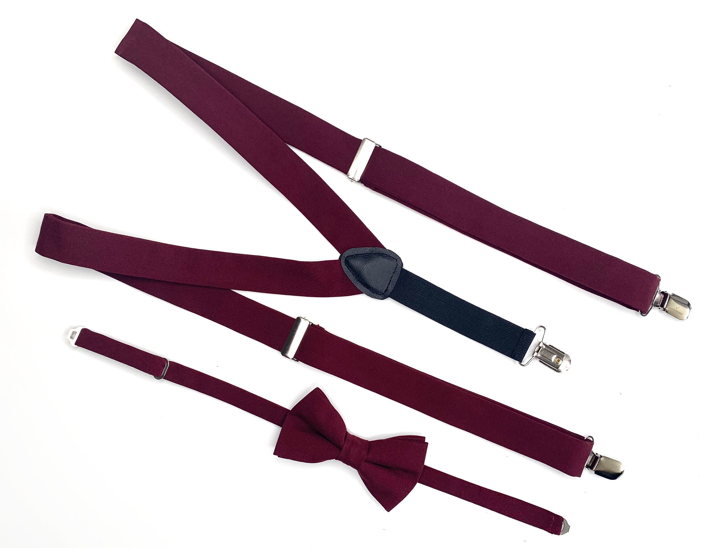 burgundy wine tie