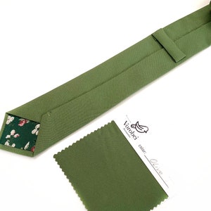 OLIVE Tie / Green Necktie / Bow Tie / Suspenders / Pocket Square / Kids necktie / Kids bow tie