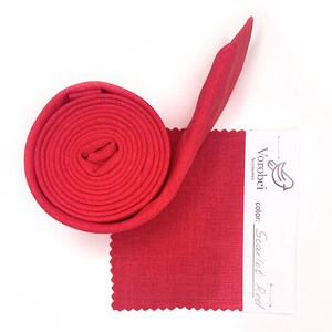 SCARLET Tie / Orange Necktie / Bow Tie / Suspenders / Pocket Square / Kids necktie / Kids bow tie / Groomsmen ties / Wedding tie