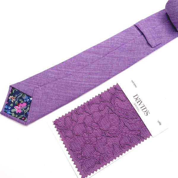 WISTERIA Tie / Mauve Necktie / Bow Tie / Suspenders / Pocket Square / Kids necktie / Kids bow tie