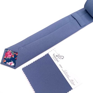 Steel Blue Tie /  Msteelblue Necktie / Bow Tie / Suspenders / Pocket Square / Kids necktie / Kids bow tie / Groomsmen ties / Wedding tie