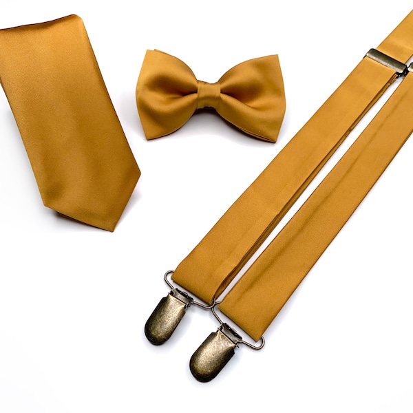 mens mustard tie