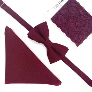 burgundy wine tie