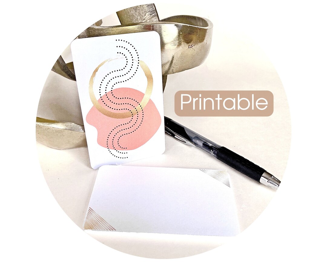 Blank Oracle Deck, Blank Oracle Cards, Printable Oracle, Blank