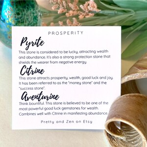 Prosperity Bracelet Abundance Bracelet Success Wealth Bracelet Dainty Gemstone Jewelry Citrine Pyrite Aventurine zdjęcie 6