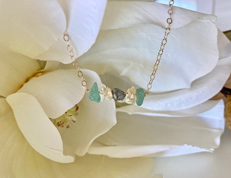 Prosperity Bracelet Abundance Bracelet Success Wealth Bracelet Dainty Gemstone Jewelry Citrine Pyrite Aventurine zdjęcie 8