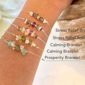 Prosperity Bracelet Abundance Bracelet Success Wealth Bracelet Dainty Gemstone Jewelry Citrine Pyrite Aventurine zdjęcie 3
