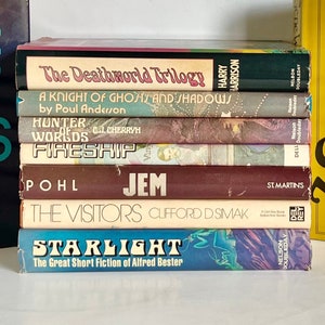 Science Fiction Book Club Vintage Hardcover Books in Original Dust Jackets Sold Individually