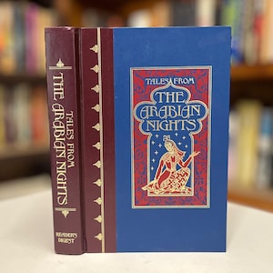 Tales from the Arabian Nights Illustrated by Edmund Dulac & Others 1991 Readers Digest Hardcover Book (Translated by Andrew Lang)