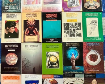 Carl Jung Psychological Perspectives A Quarterly Journal of Jungian Thought Volumes 23-41 Vintage 1990-2000 Sold Individually