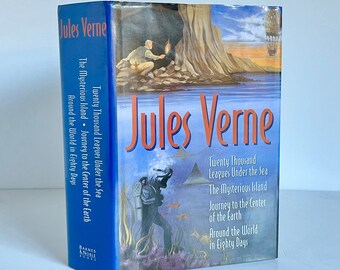 Jules Verne Collection: 20,000 Leagues Under the Sea, The Mysterious Island, Journey to the Center of the Earth, Around the World in 80 days