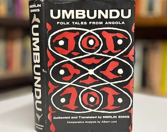Umbundu: Folktales from Angola 1962 First Edition Hardcover Book in Original Dust Jacket (Collected & Translated by Merlin Ennis)