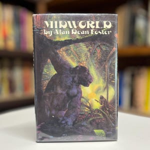 Midworld by Alan Dean Foster 1975 Science Fiction Book Club Edition Hardcover in Original Dust Jacket - Inscribed by the Author