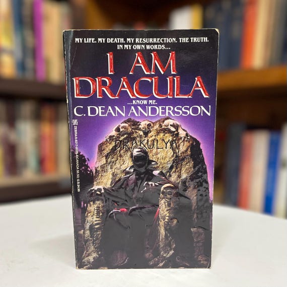 I Am Dracula by C. Dean Andersson 1993 Vampire Horror Paperback Book