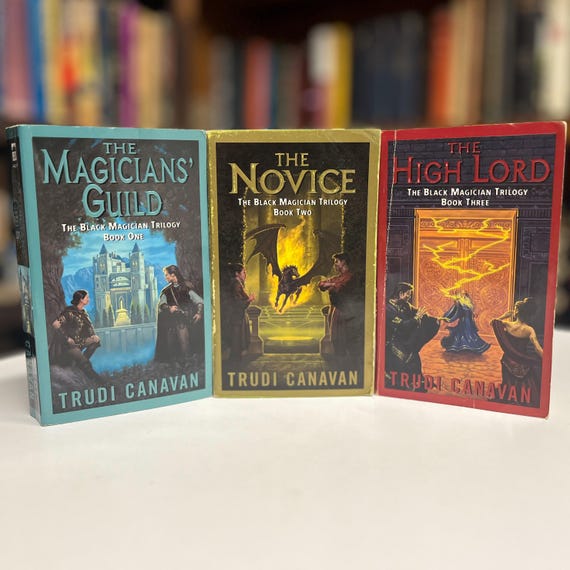 The Black Magician Trilogy by Trudi Canavan 2004 1st EOS Printing Fantasy Paperback Set