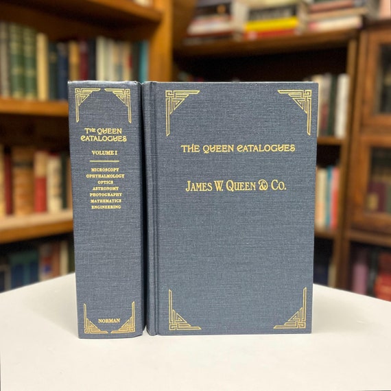The Queen Catalogues Two volume Set James W Queen & Co Scientific Optical Artistic Photographic Instruments 1993 Norman Publishing Facsimile