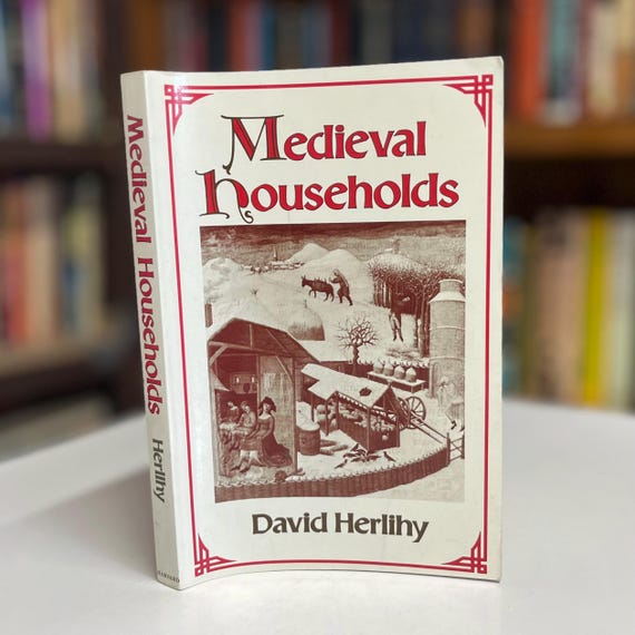 Medieval Households by David Herlihy 1985 Harvard University Press Softcover History Book