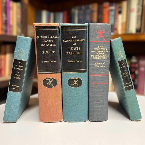 Modern Library Books - Vintage Colorful Classics - Modern Library Giants - Sold Individually (No Dust Jackets)