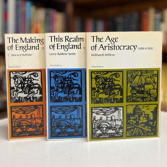 A History of England 55 B.C. to 1830 Three Volume Illustrated Softcover Book Set 1976 Third Edition