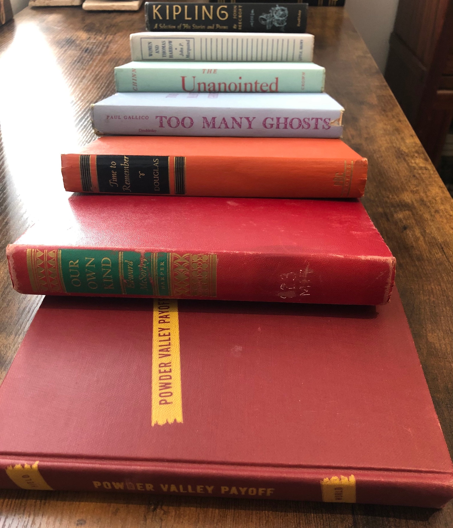 Seven Vintage Books bookshelf filler set Etsy