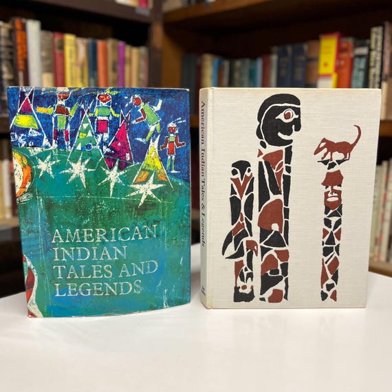 American Indian Tales and Legends by Vladimir Hulpach 1966 Folklore Stories Hardcover Book Illustrated by Milosav Troup