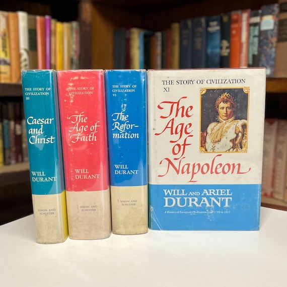 The Story of Civilization by Will & Ariel Durant - Vintage History Books - Illustrated - Maps - Sold Individually