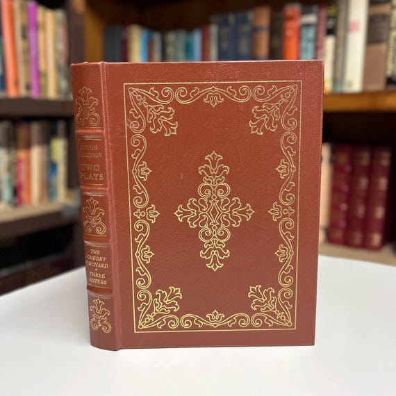 Two Plays of Anton Chekov Easton Press Leather Classic Literature Illustrated Hardcover Book 1977 Edition