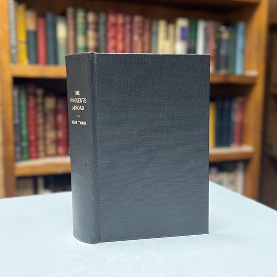 Mark Twain 1873 The Innocents Abroad or the New Pilgrims Progress Antique Rebound Hardcover Illustrated by Fay Cox