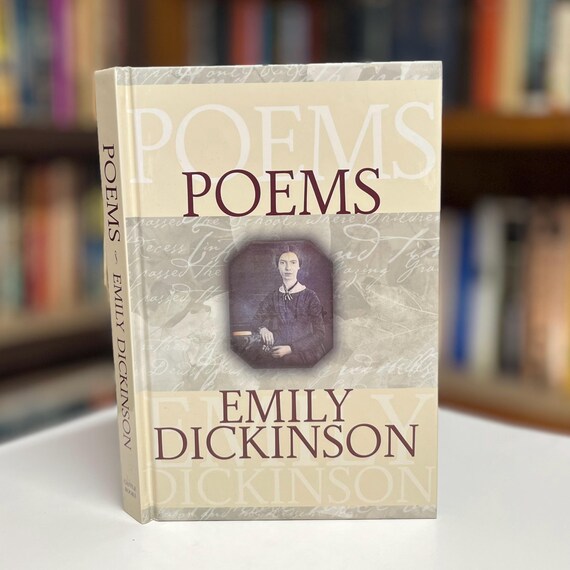 Emily Dickinson Poems Hardcover Poetry Book in Original Dust Jacket