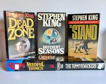 Stephen King Books - First Editions - First Printings - Trade Editions - Horror Master - Original Dust Jacket