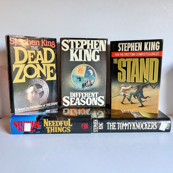 Stephen King Books - First Editions - First Printings - Trade Editions - Horror Master - Original Dust Jacket