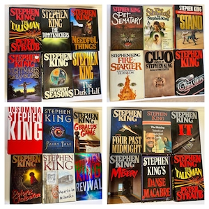 Stephen King Books - First Editions - 1st Printings - Trade Editions - Vintage Book Club Editions - Original Dust Jackets - King of Horror