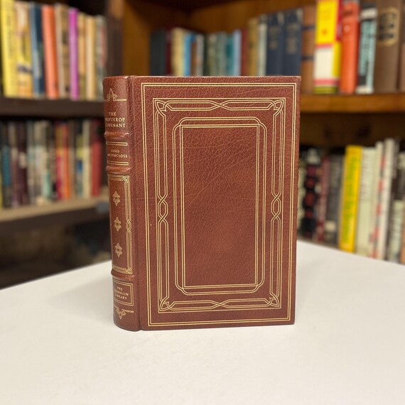 The Winthrop Covenant by Louis Auchincloss 1976 Franklin Library Full Leather First Edition Society Illustrated