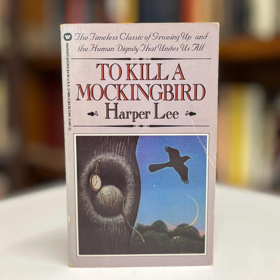 To Kill A Mockingbird by Harper Lee Vintage Paperback Book 1982 Edition