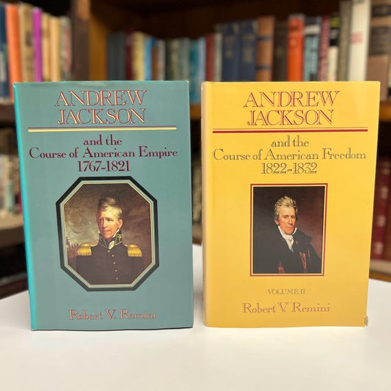 Andrew Jackson and the Course of American Empire/Freedom 1767-1832 Two Volume Hardcover History Book Set with Illustrations & Maps