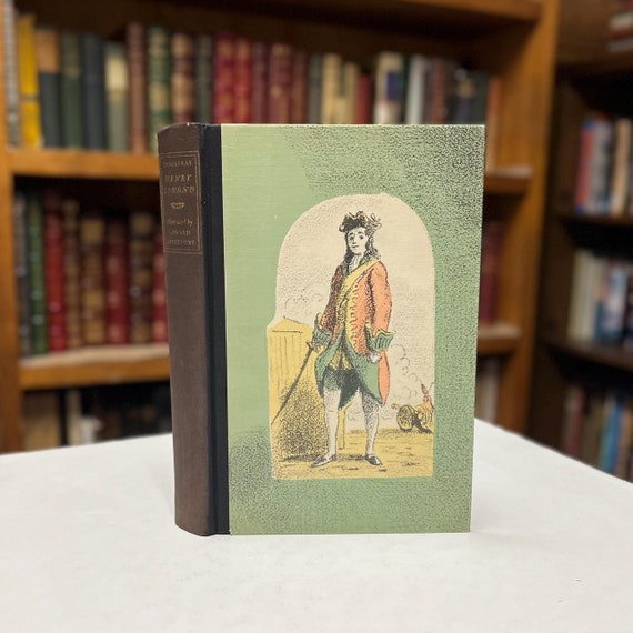 The History of Henry Esmond by William Makepeace Thackeray Heritage Press Illustrated Vintage Hardcover in Original Slipcase 1956