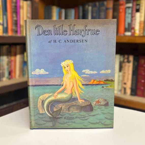 The Little Mermaid by Hans Christian Andersen 1959 Dutch Language Print First Edition Illustrated Hardcover Book in Original Dust Jacket