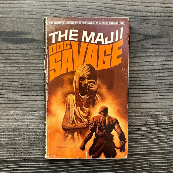 Doc Savage #60 The Majii - Vintage 1971 - Pulp Fiction - Paperback - Kenneth Robeson - 2nd Printing - Fantastic/Amazing Adventures