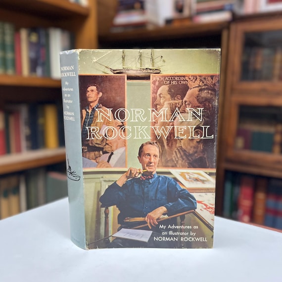 Norman Rockwell: My Adventures as an Illustrator 1960 First Edition Autobiography Illustrated Hardcover in Original Dust Jacket