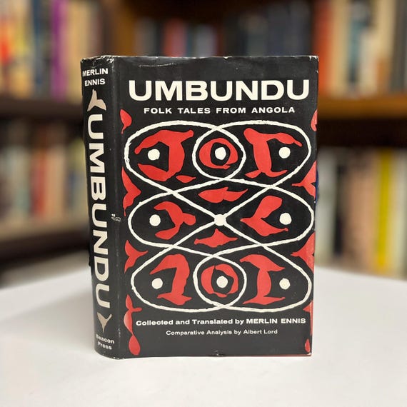 Umbundu: Folktales from Angola 1962 First Edition Hardcover Book in Original Dust Jacket (Collected & Translated by Merlin Ennis)