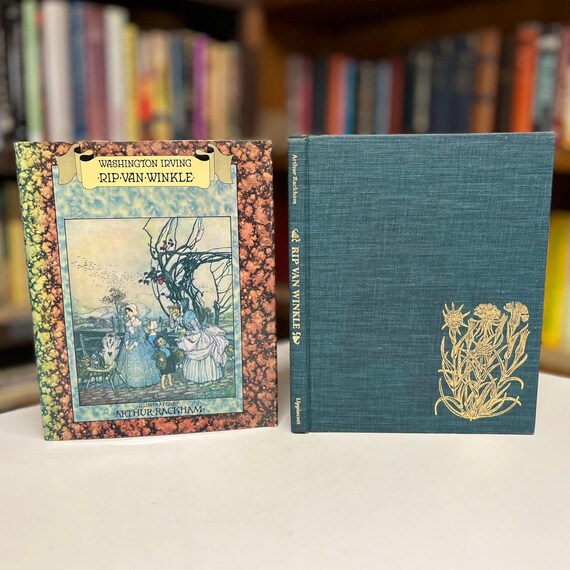 Rip Van Winkle by Washington Irving Illustrated by Arthur Rackham Hardcover Book in Original Dust Jacket 1967 Edition