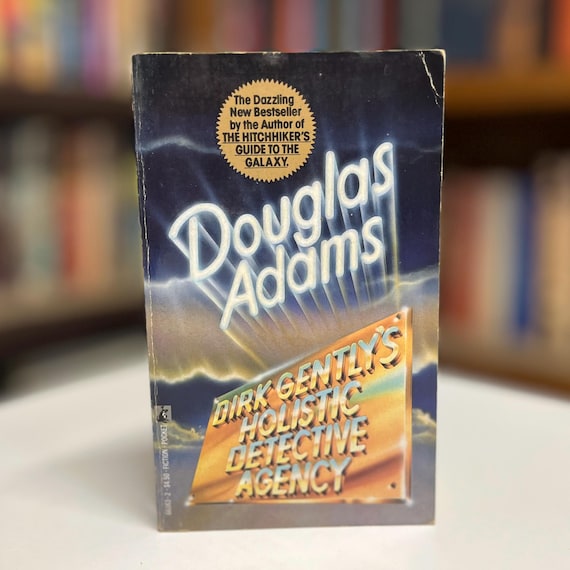 Dirk Gently's Holistic Detective Agency by Douglas Adams 1988 Pocket Book Paperback 1st Printing - Science Fiction Fantasy