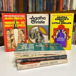 Agatha Christie Vintage Paperback Book Mystery Novels 1967-1983 Sold Individually