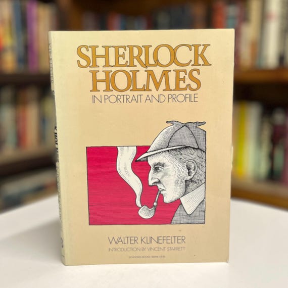 Sherlock Holmes in Portrait & Profile by Walter Klinefelter 1975 Illustrated Softcover Book