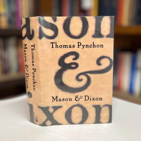 Mason & Dixon by Thomas Pynchon 1997 First Edition 1st Printing Hardcover Book in Original Dust Jacket