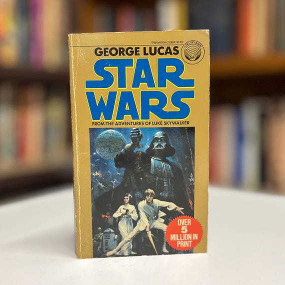Star Wars by George Lucas 1980 Edition Illustrated Paperback Book (From the Adventures of Luke Skywalker)