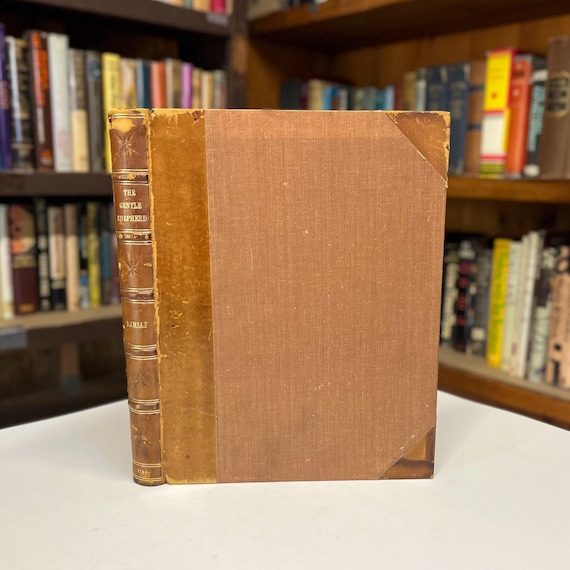 1788 Rare Book - The Gentle Shepherd A Pastoral Comedy By Allan Ramsay Beautiful Illustrations & Engraved Leaves of Music First Edition Thus