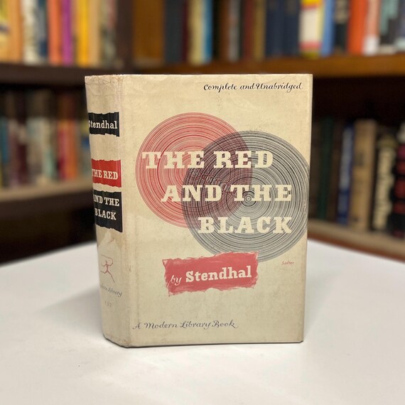 Modern Library #157 The Red and the Black by Stendhal 1953 Hardcover Book in Original Dust Jacket