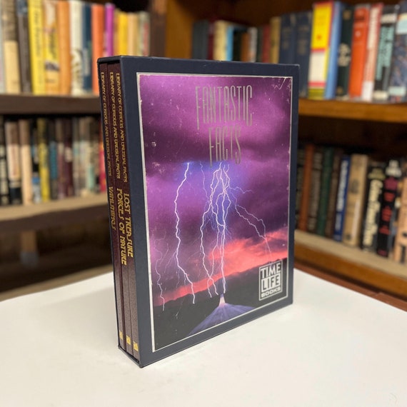 Box Set Library of Curious and Unusual Facts: Fantastic Facts - Lost Treasure, Vanishings, Forces of Nature - 1990 Hardcover Time Life Books